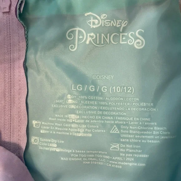 Girls size large Disney little mermaid dress - Picture 4 of 4